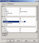 Changes in TCP/IP Properties Changes in TCP/IP Properties
